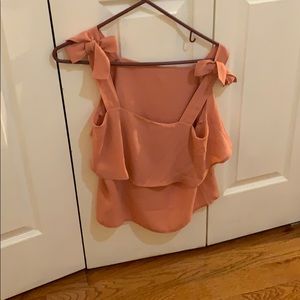 Loft coral top